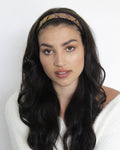 Gold Foil Floral  Original 1" Headband