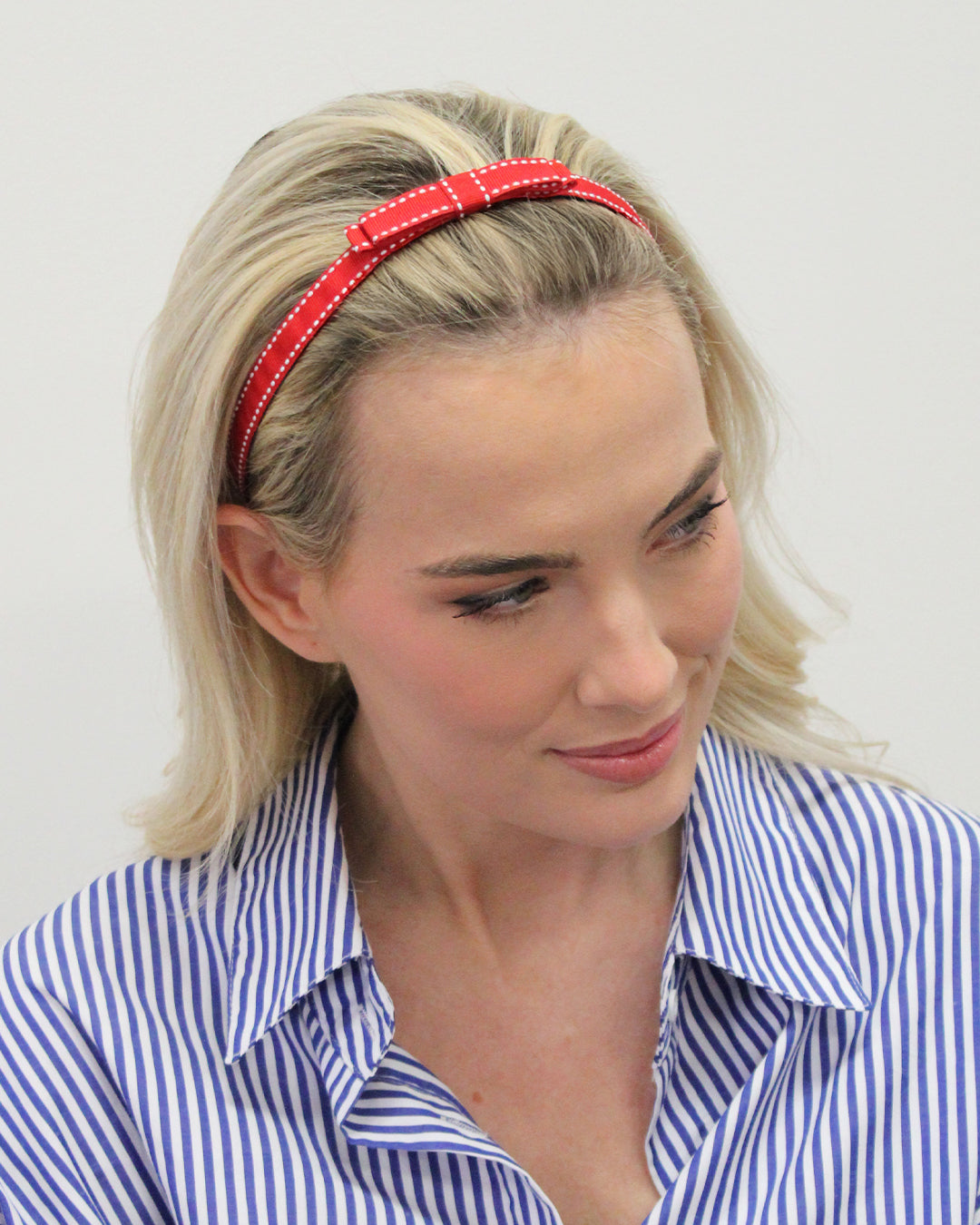 Pick-Stitch Bow - Skinny Headband