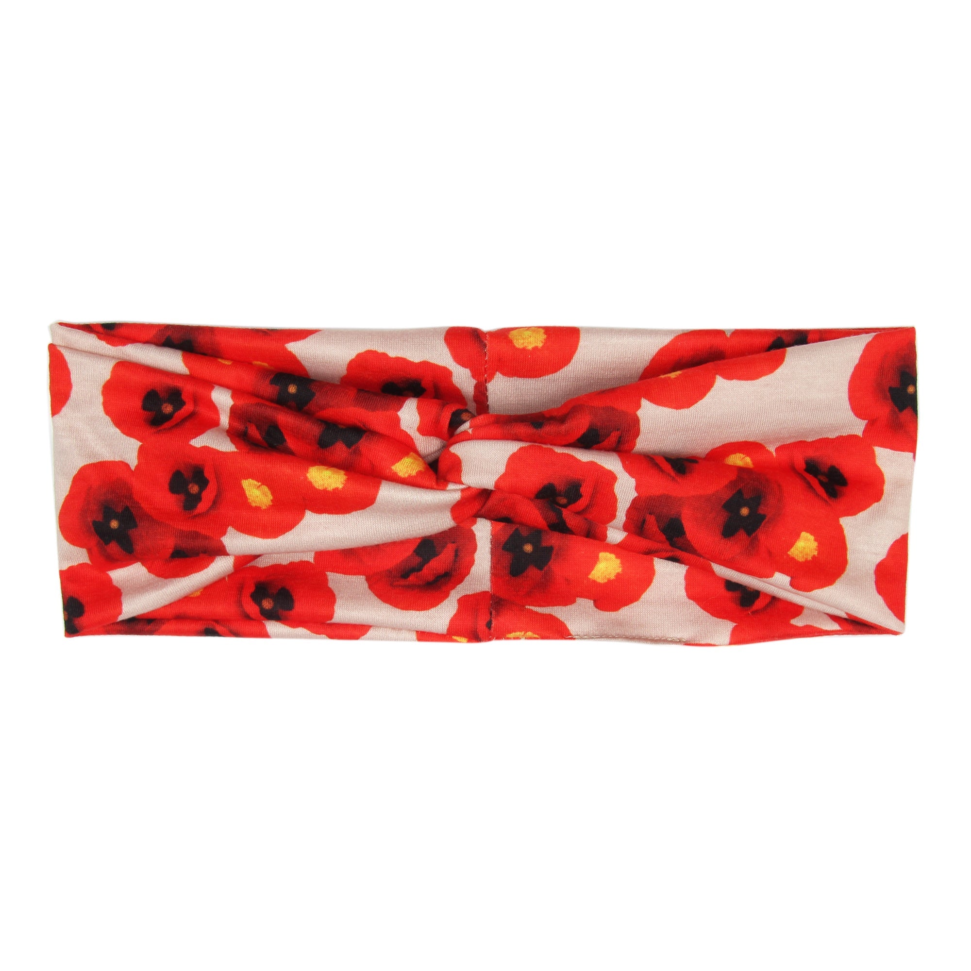 Provincial Poppy - Classic Twist Headwrap