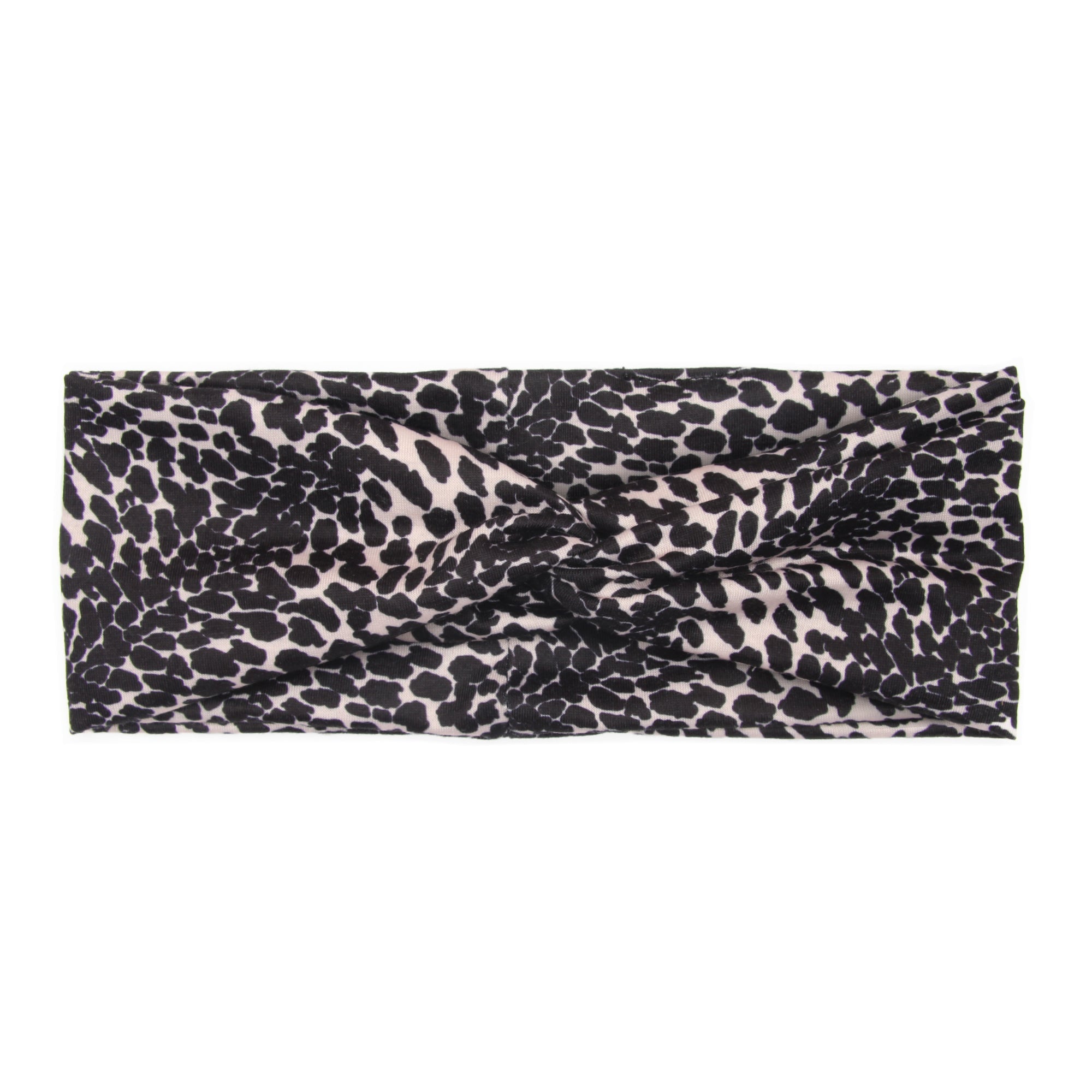 Leopard Noir - Classic Twist Headwrap