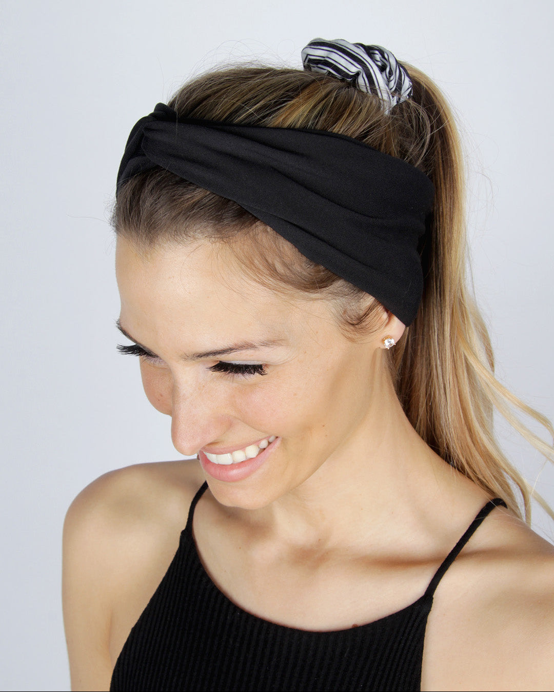 Ebony - Classic Twist Headwrap