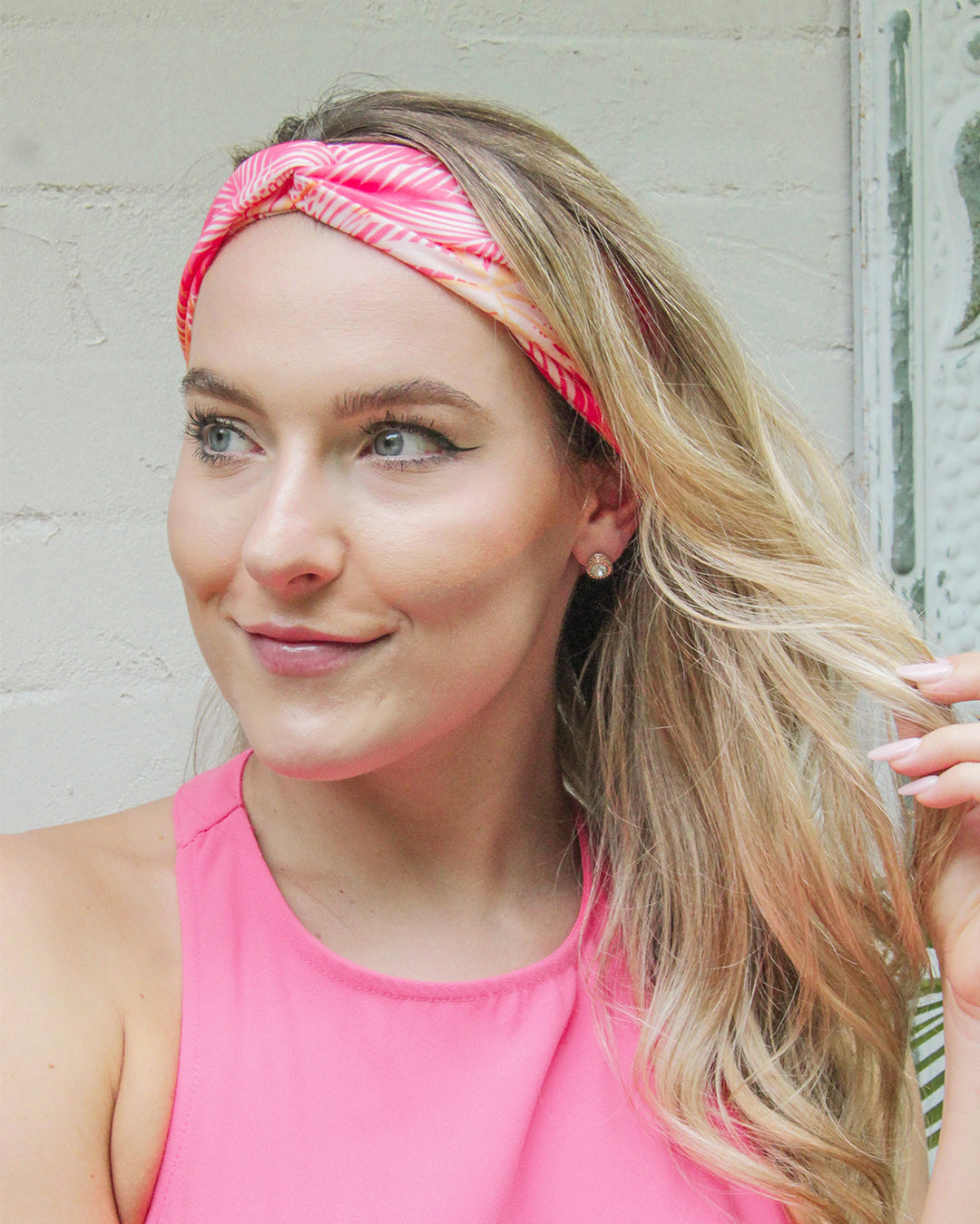 Coral Palm - Classic Twist Headwrap