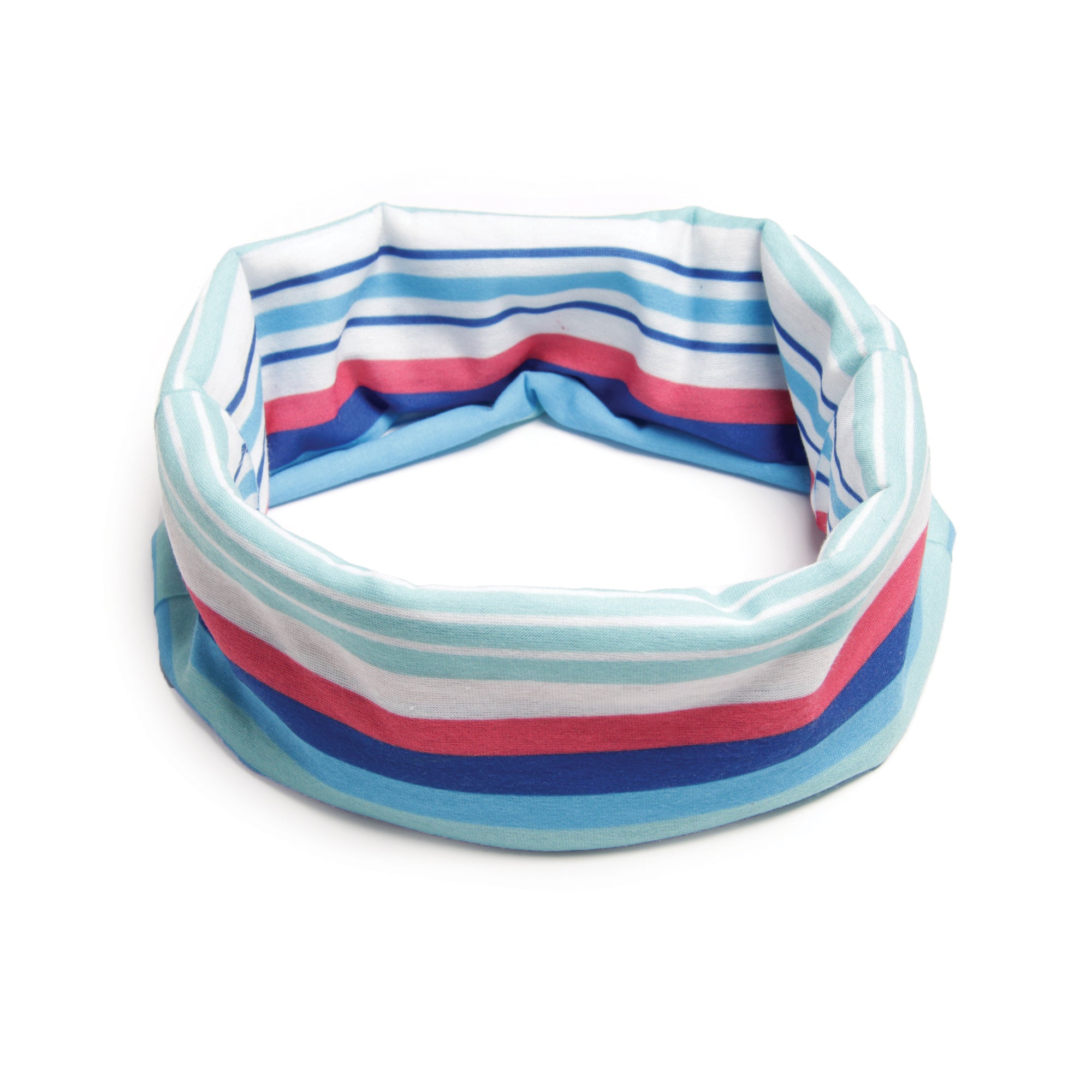 Santorini Stripe - Infinity Headwrap / Buff