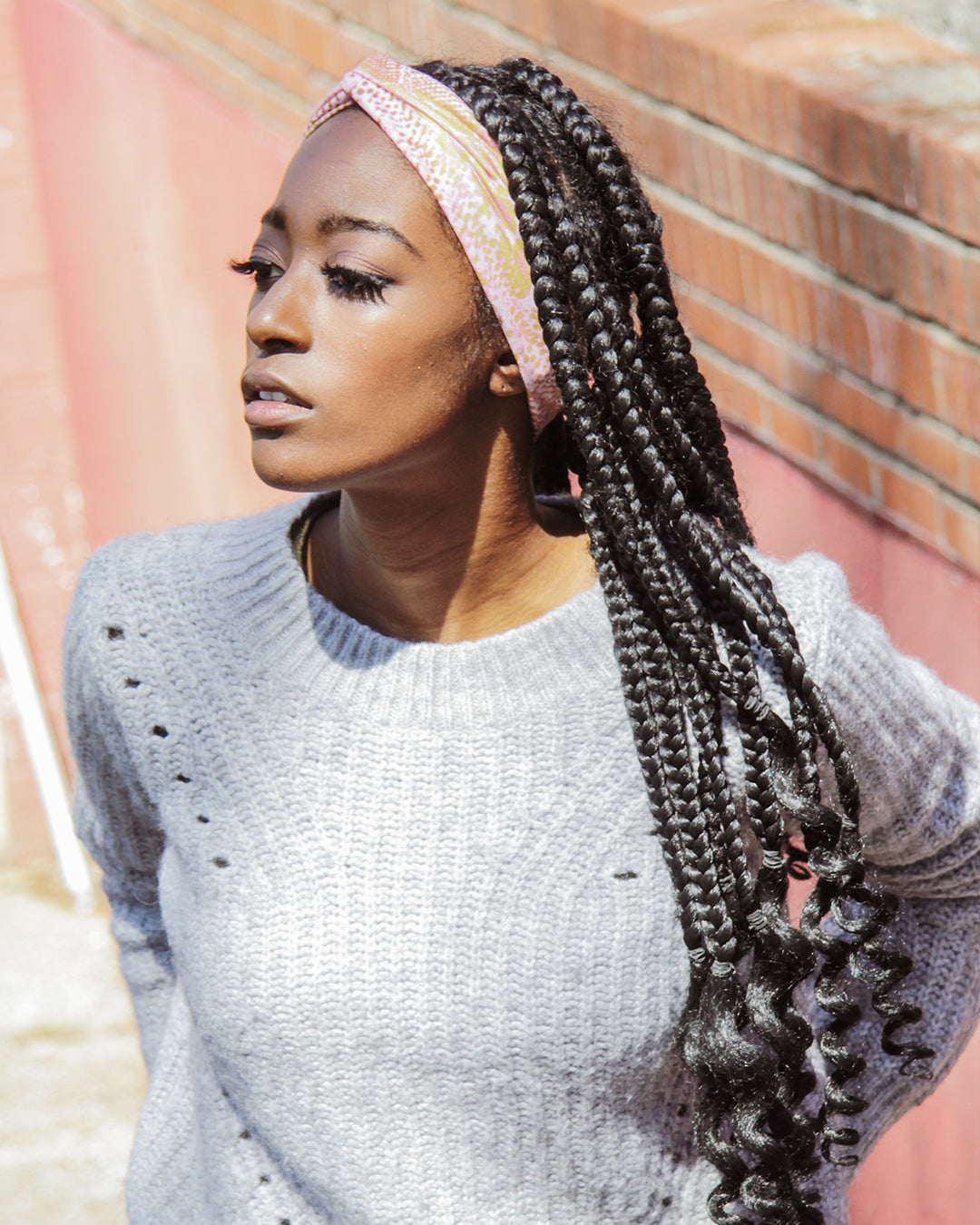 Pink Python - Classic Twist Headwrap