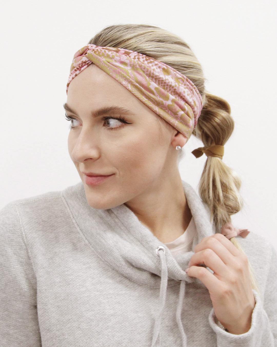 Pink Python - Classic Twist Headwrap
