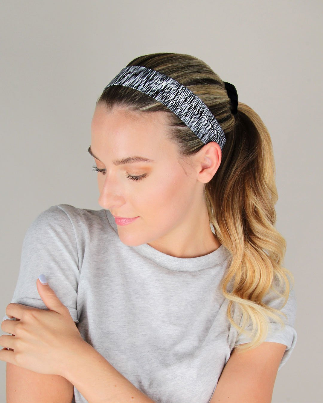 Heather Aspire Athletic Headband