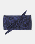 Blue Brocade - Multi-style Headwrap