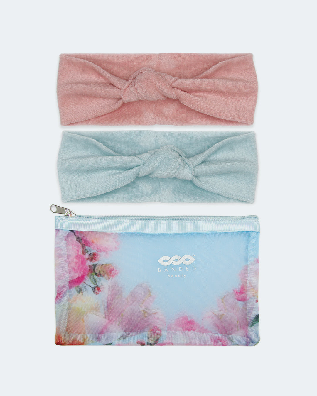 Floral 4-Scrunchie Spa Set