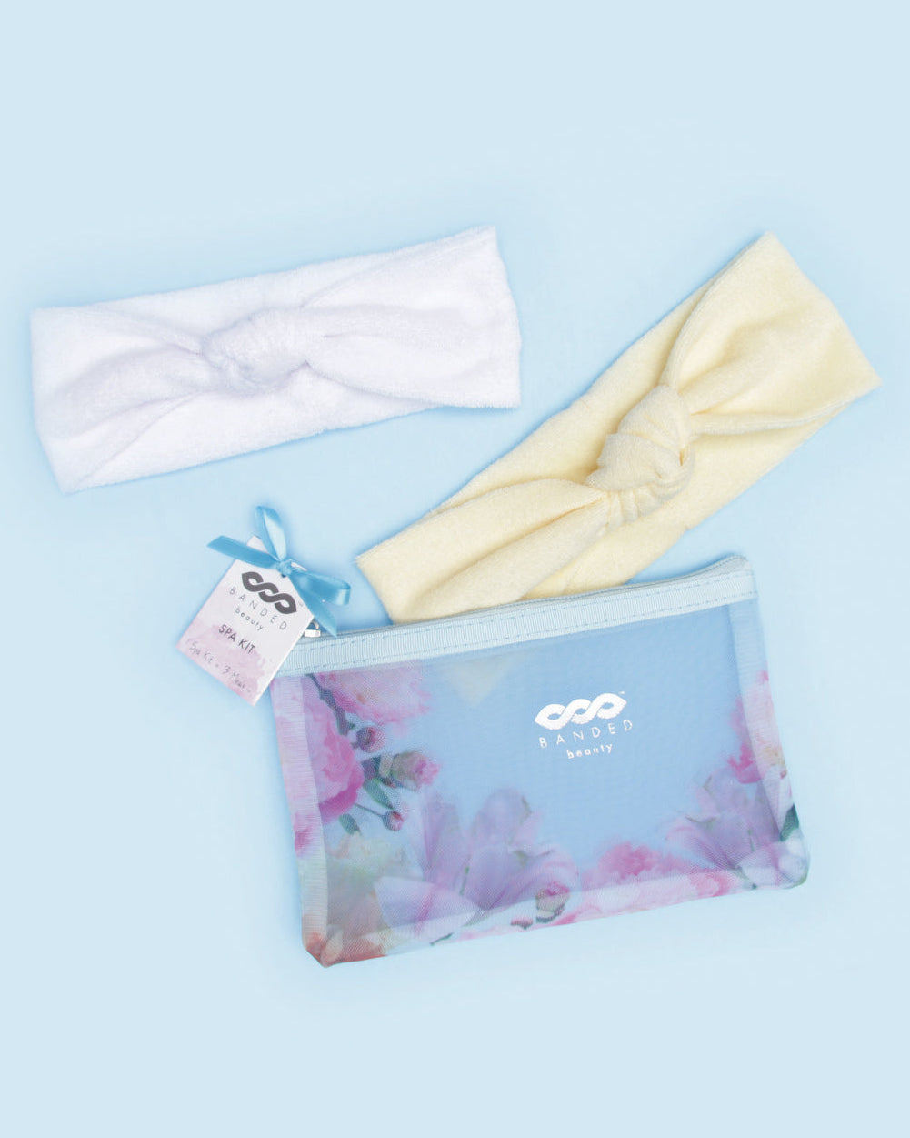 Floral 4-Scrunchie Spa Set